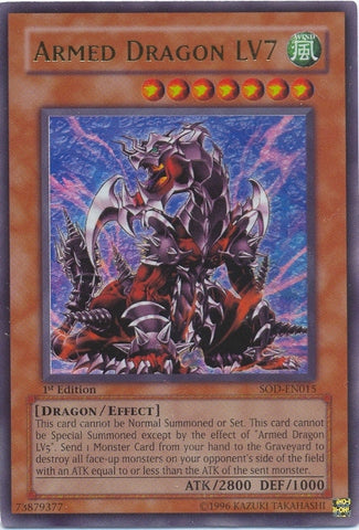Armed Dragon LV7 [SOD-EN015] Ultra Rare 