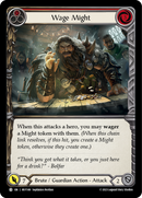Wage Might (Red) [HVY149] (Heavy Hitters) Rainbow Foil 