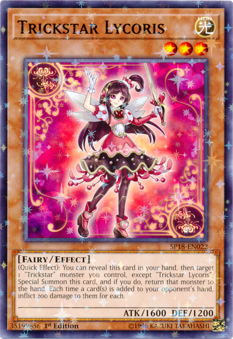 Trickstar Lycoris [SP18-EN022] Starfoil Rare 
