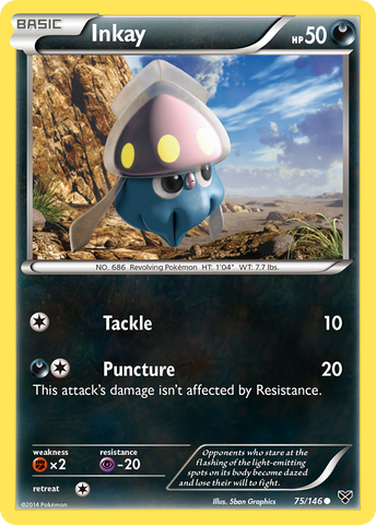 Inkay (75/146) [XY: Base Set] 