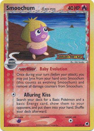 Smoochum (64/101) (Delta Species) (Stamped) [EX: Dragon Frontiers] 