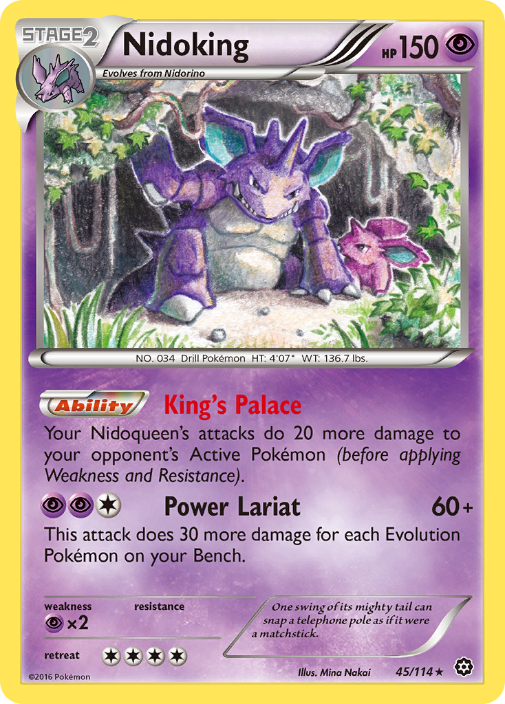 Nidoking (45/114) [XY: Steam Siege] 