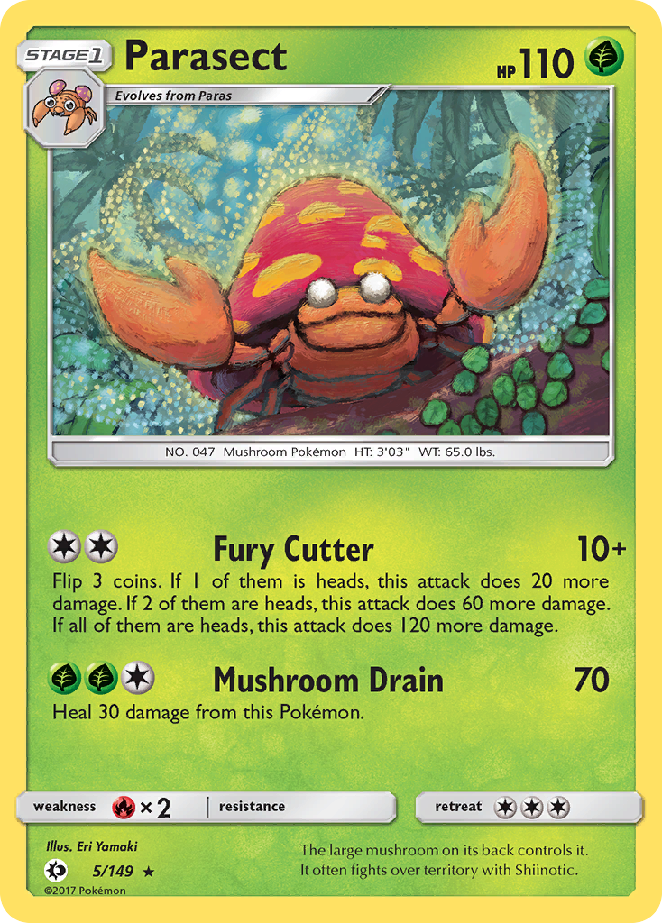 Parasect (5/149) [Sun &amp; Moon: Base Set] 