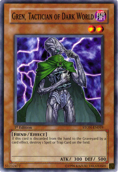 Gren, Tactician of Dark World [STON-EN019] Common 