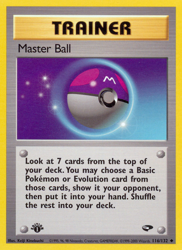 Master Ball (116/132) [Gym Challenge 1st Edition] 