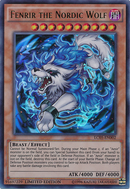 Fenrir the Nordic Wolf [LC05-EN002] Ultra Rare 