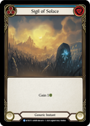 Sigil of Solace (Blue) [U-WTR175] (Welcome to Rathe Unlimited) Unlimited Rainbow Foil 