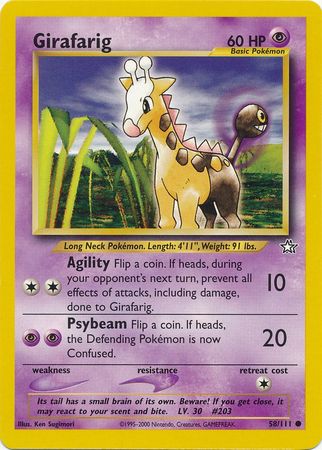 Girafarig (58/111) [Neo Genesis Unlimited] 