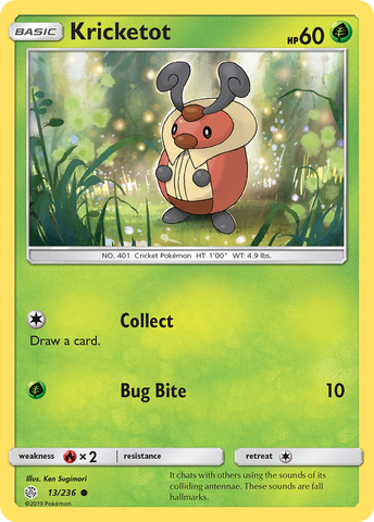 Kricketot (13/236) [Sun &amp; Moon: Cosmic Eclipse] 