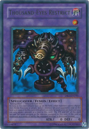 Thousand-Eyes Restrict [DB1-EN195] Ultra Rare 