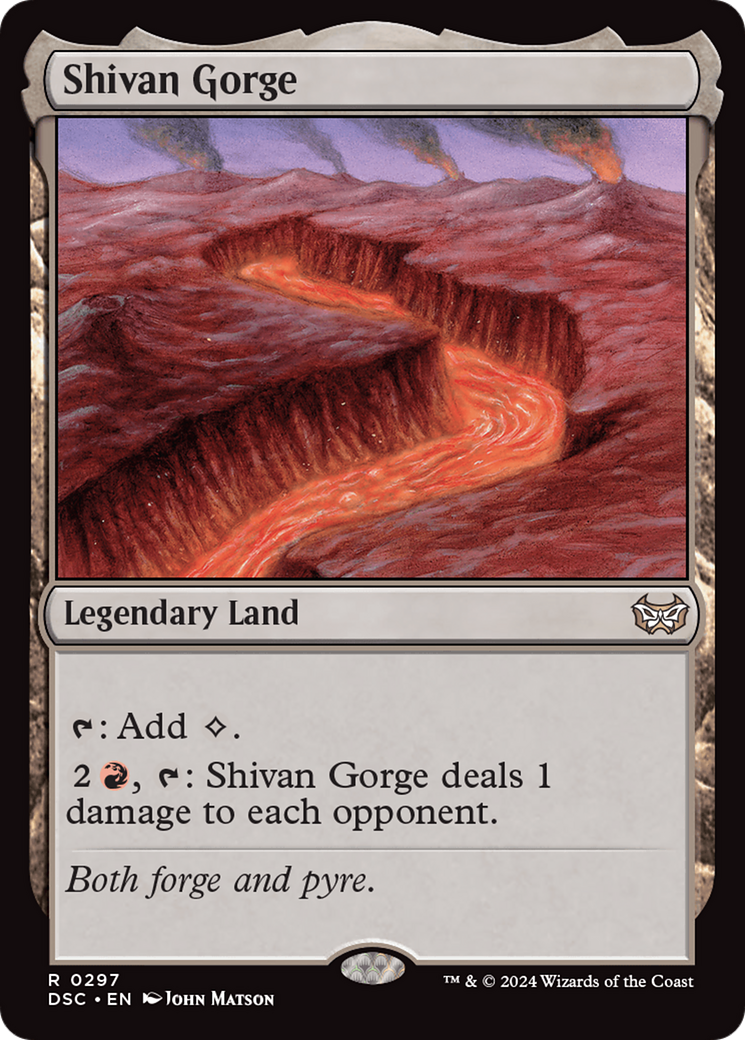 Shivan Gorge [Duskmorn: House of Horror Commander] 