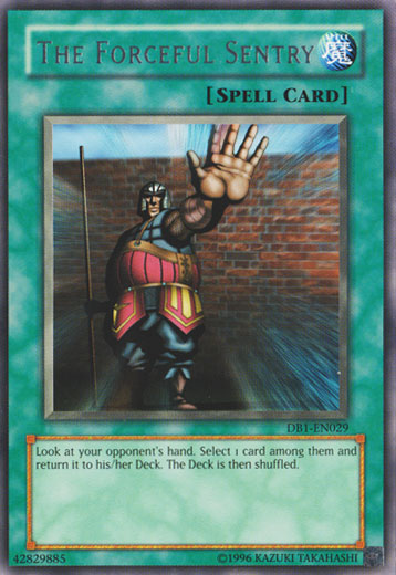 The Forceful Sentry [DB1-EN029] Rare 