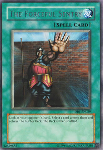 The Forceful Sentry [DB1-EN029] Rare 