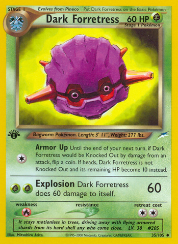 Dark Forretress (35/105) [Neo Destiny 1st Edition] 