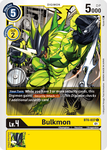 Bulkmon [BT6-037] [Double Diamond] 