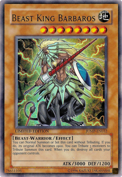 Beast King Barbaros [JUMP-EN032] Ultra Rare 