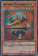 Prominence, Molten Swordsman [HA05-EN010] Super Rare 