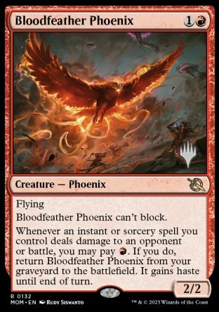 Bloodfeather Phoenix (Promo Pack) [March of the Machine Promos] 
