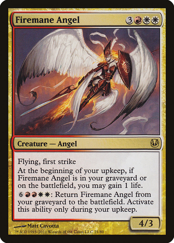 Firemane Angel [Duel Decks: Ajani vs. Nicol Bolas] 
