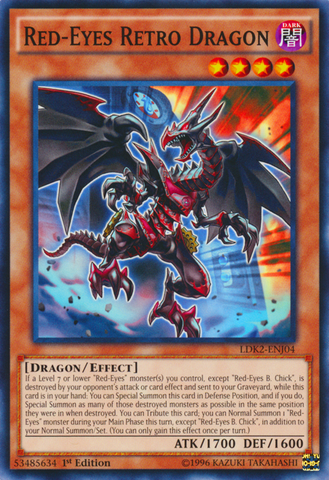 Red-Eyes Retro Dragon [LDK2-ENJ04] Common 