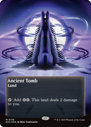 Ancient Tomb (0136) (Borderless) (Galaxy Foil) [Edge of Eternities: Stellar Sights] 