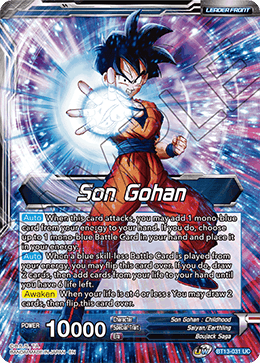Son Gohan // SS2 Son Gohan, Pushed to the Brink (Uncommon) (BT13-031) [Supreme Rivalry] 