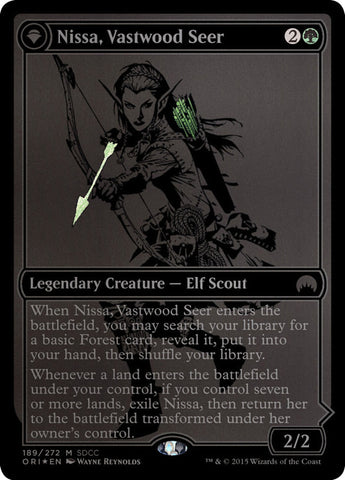 Nissa, Vastwood Seer // Nissa, Sage Animist [San Diego Comic-Con 2015] 