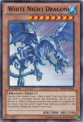 White Night Dragon [BP01-EN016] Rare 