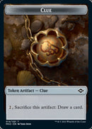 Beast // Clue (14) Double-Sided Token [Modern Horizons 2 Tokens] 