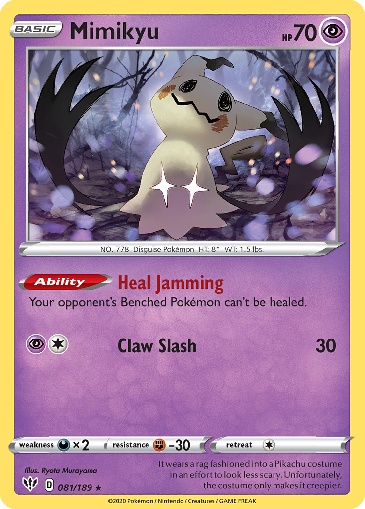 Mimikyu (081/189) [Sword &amp; Shield: Darkness Ablaze] 