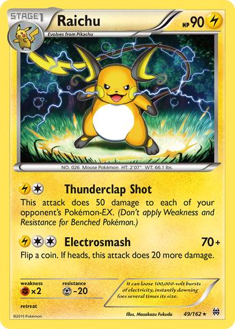 Raichu (49/162) [XY: BREAKthrough] 