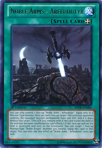 Noble Arms - Arfeudutyr [ABYR-EN086] Rare 