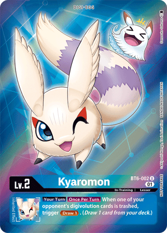 Kyaromon [BT6-002] (Alternative Art - Box Topper) [Double Diamond] 
