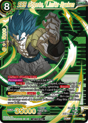 SSB Gogeta, Limits Broken (Championship 2022) (BT19-084) [Promotion Cards] 