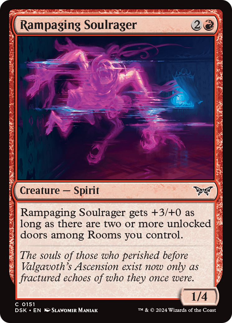 Rampaging Soulrager [Duskmourn: House of Horror] 