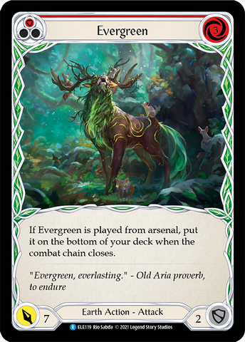 Evergreen (Red) [ELE119] (Tales of Aria) 1st Edition Normal 