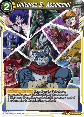 Universe 9, Assemble! (Reprint) (DB2-127) [Battle Evolution Booster] 