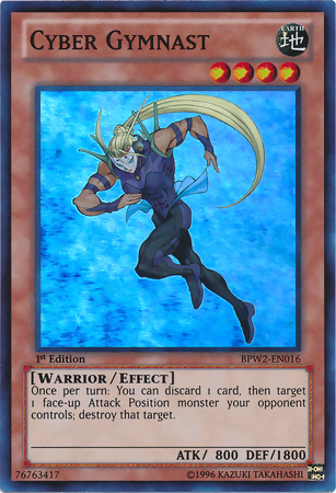 Cyber ​​Gymnast [BPW2-EN016] Super Rare 