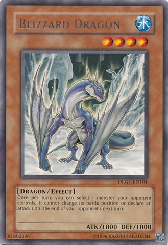 Blizzard Dragon [DLG1-EN101] Rare 
