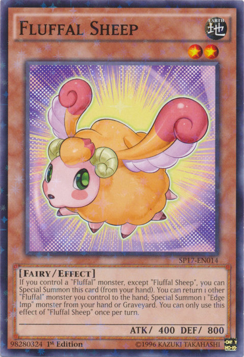 Fluffal Sheep [SP17-EN014] Starfoil Rare 