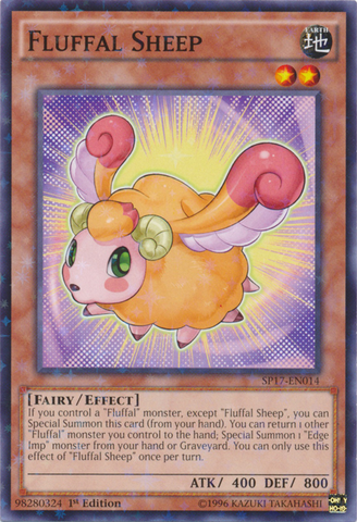 Fluffal Sheep [SP17-EN014] Starfoil Rare 