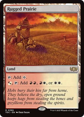Rugged Prairie [Tarkir: Dragonstorm Commander] 
