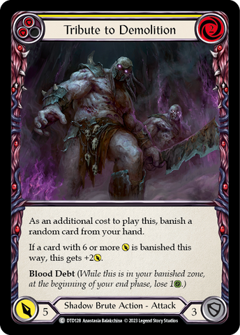 Tribute to Demolition (Yellow) [DTD128] (Dusk Till Dawn) Rainbow Foil 