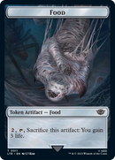 Ballistic Boulder // Food Token (11) Double-Sided Token [The Lord of the Rings: Tales of Middle-Earth Tokens] 