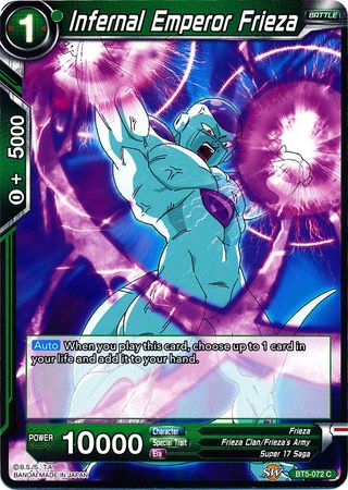 Infernal Emperor Frieza (BT5-072) [Miraculous Revival] 