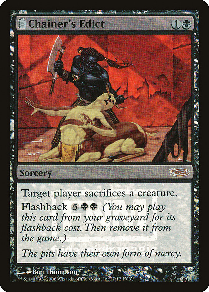 Chainer's Edict [Friday Night Magic 2006] 