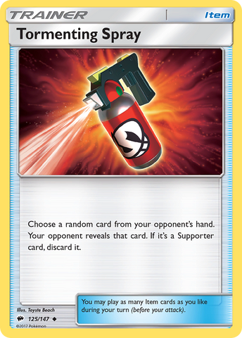 Tormenting Spray (125/147) [Sun &amp; Moon: Burning Shadows] 