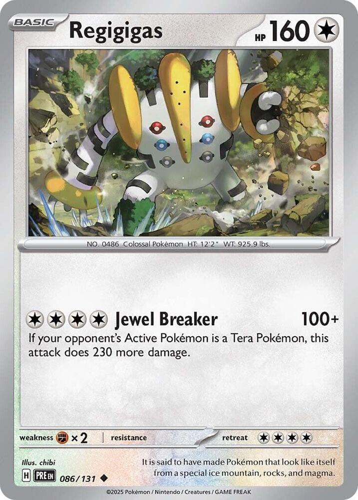Regigigas (086/131) [Scarlet &amp; Violet: Prismatic Evolutions] 