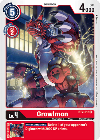 Growlmon [BT2-013] [Release Special Booster Ver.1.0] 