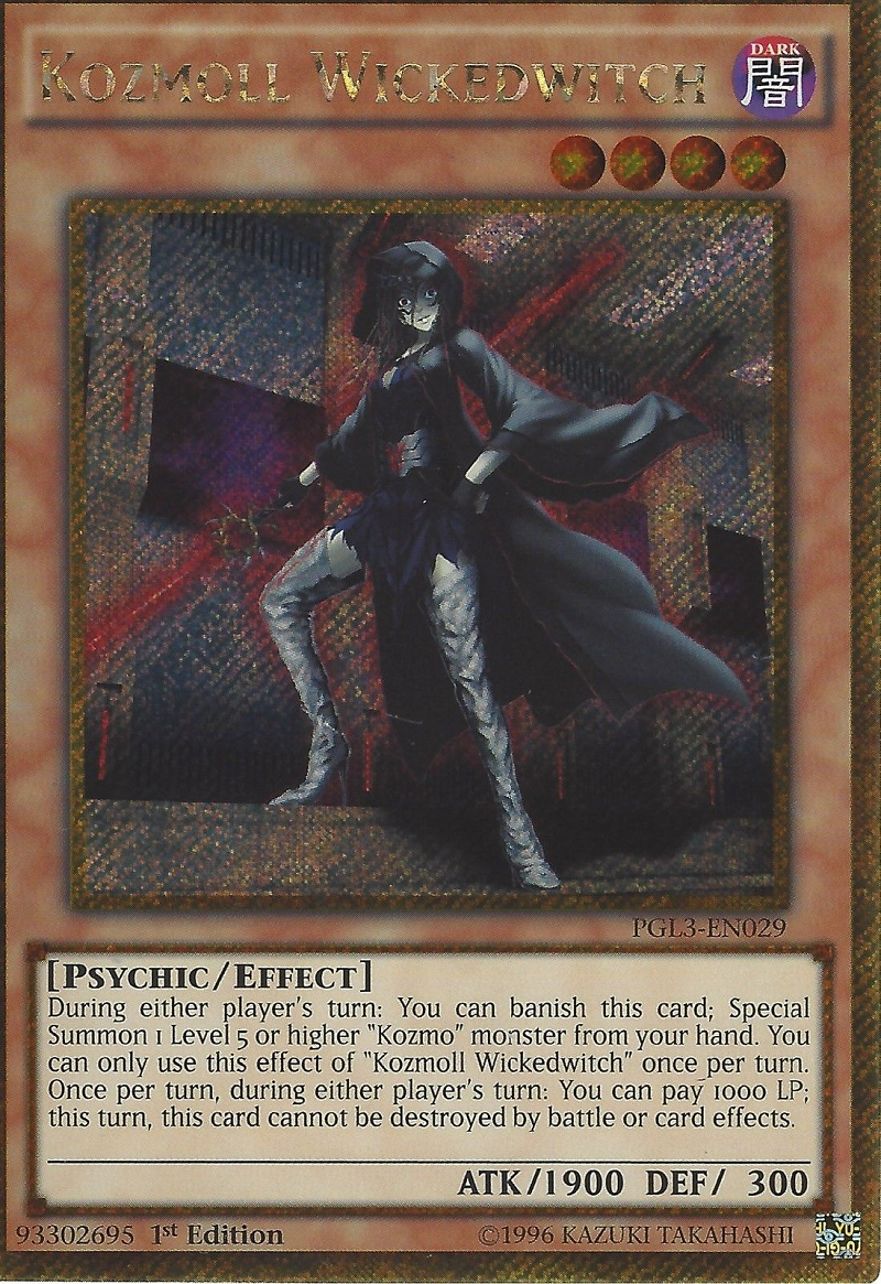 Kozmoll Wickedwitch [PGL3-EN029] Gold Secret Rare 